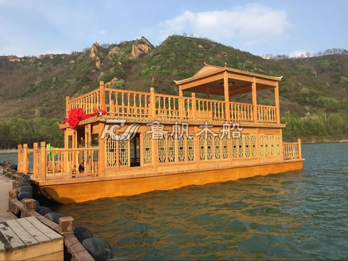 12米雙層菠蘿格畫舫船